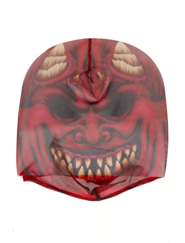 Kostümzubehör Maske Teufel rot