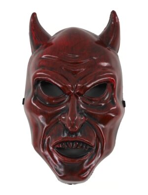 Kostümzubehör Maske Teufel rot/schwarz