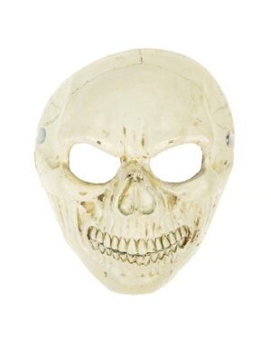 Kostümzubehör Maske Totenkopf weiß