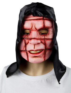 Kostümzubehör Maske mit Schnitten Farbe: rot