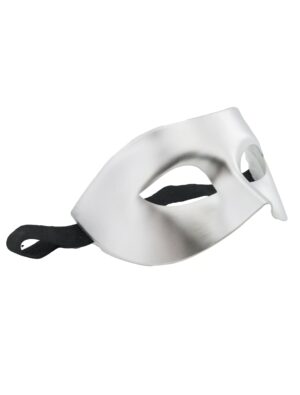 Kostümzubehör Maske silber