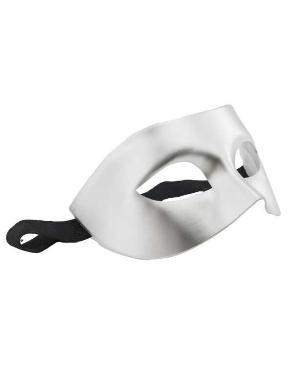 Kostümzubehör Maske silber
