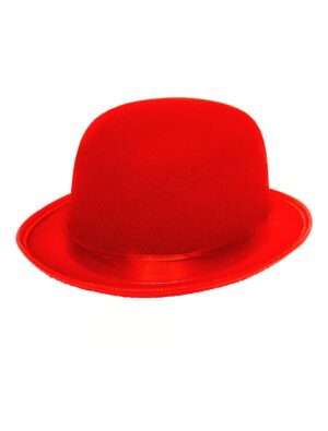 Kostümzubehör Melone Kinder rot 55