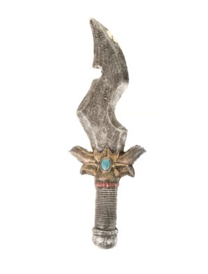 Kostümzubehör Messer Orient Farbe: gold