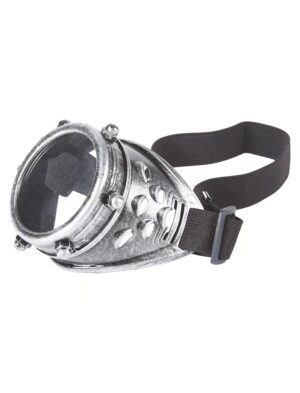 Kostümzubehör Monokel Steampunk silber