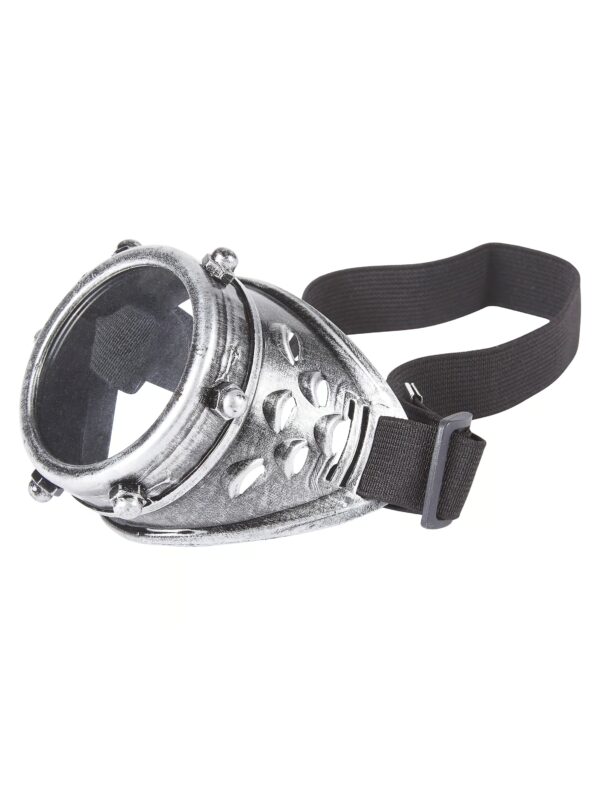 Kostümzubehör Monokel Steampunk silber