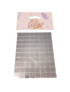 Kostümzubehör Mosaikspiegel Farbe: silber