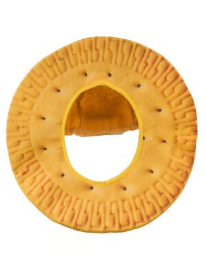 Kostümzubehör Mütze Fast Food Cookie beige one size