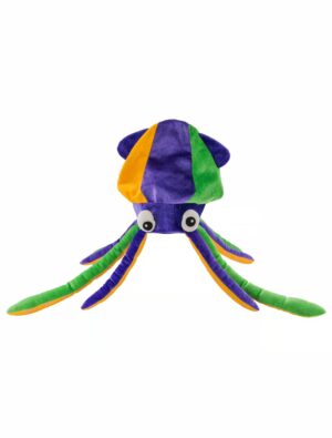 Kostümzubehör Mütze Plüsch Tintenfisch bunt one size Farbe: bunt