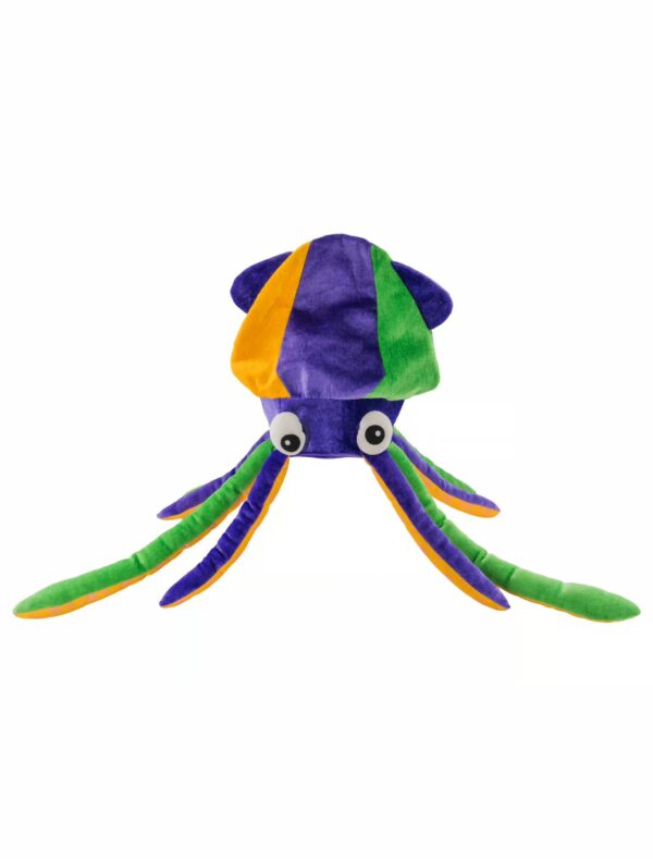 Kostümzubehör Mütze Plüsch Tintenfisch bunt one size Farbe: bunt