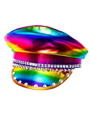 Kostümzubehör Mütze Regenbogen Farbe: rainbow