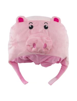 Kostümzubehör Mütze Schwein rosa one size