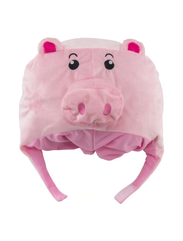 Kostümzubehör Mütze Schwein rosa one size