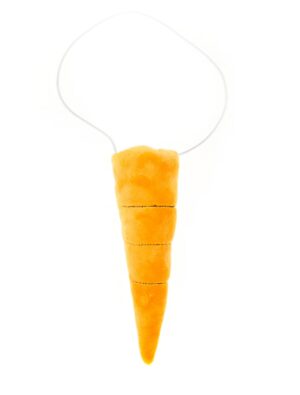 Kostümzubehör Nase Möhre Plüsch Farbe: orange