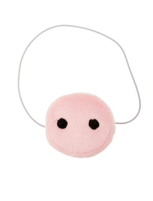 Kostümzubehör Nase Schwein rund Plüsch Farbe: rosa