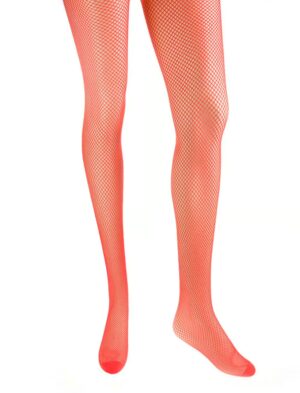 Kostümzubehör Netzstrumpfhose fein Damen rot L/XL