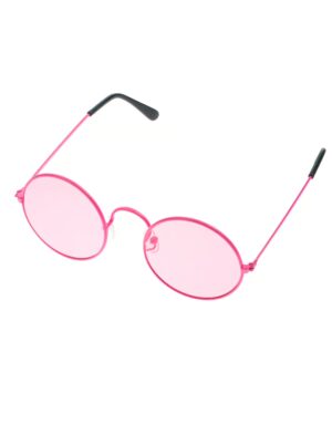 Kostümzubehör Nickelbrille neonpink