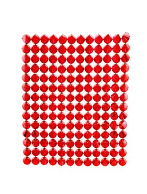 Kostümzubehör Nieten 168 Stk. rot