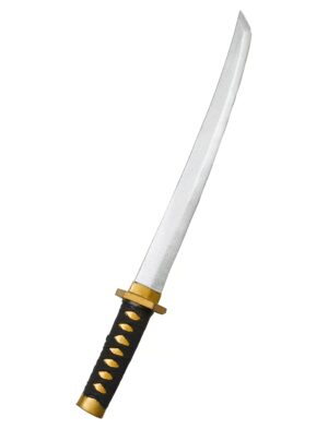 Kostümzubehör Ninja Schwert 50cm Farbe: silber