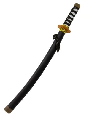 Kostümzubehör Ninjaschwert schwarz/weiß 60cm