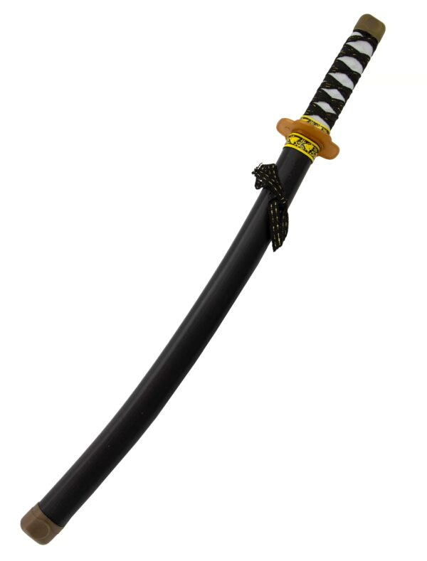 Kostümzubehör Ninjaschwert schwarz/weiß 60cm