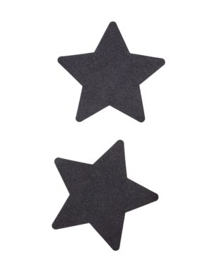 Kostümzubehör Nippel Cover Stern Farbe: schwarz