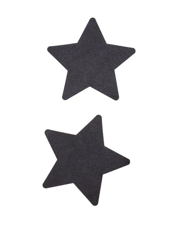 Kostümzubehör Nippel Cover Stern Farbe: schwarz