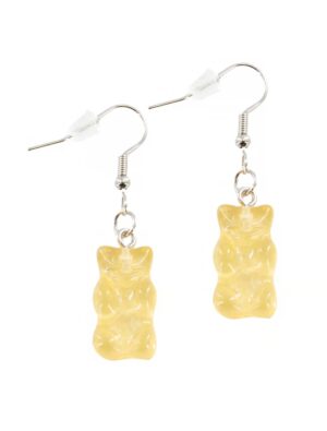 Kostümzubehör Ohrringe HARIBO Goldbären weiß