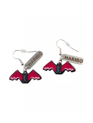 Kostümzubehör Ohrringe HARIBO Vampire rot