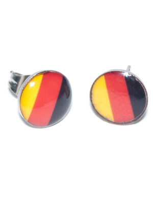 Kostümzubehör Ohrstecker Deutschland Farbe: schwarz/rot/gold
