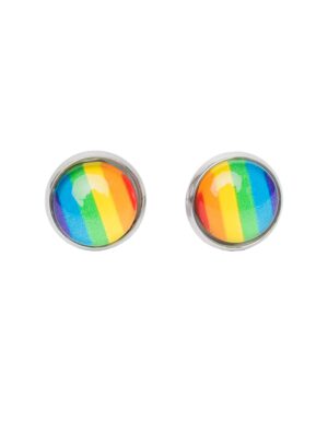 Kostümzubehör Ohrstecker Regenbogen Farbe: rainbow