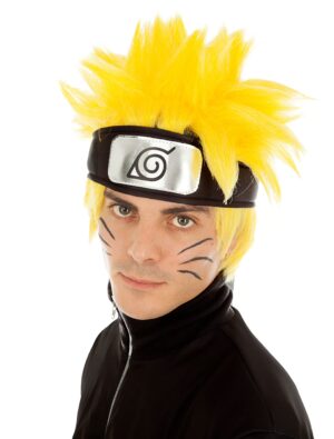 Kostümzubehör Perücke Naruto Herren gelb