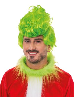 Kostümzubehör Perücke Weihnachtsschreck grün