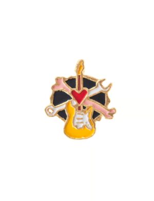 Kostümzubehör Pin Brings Logo Farbe: schwarz