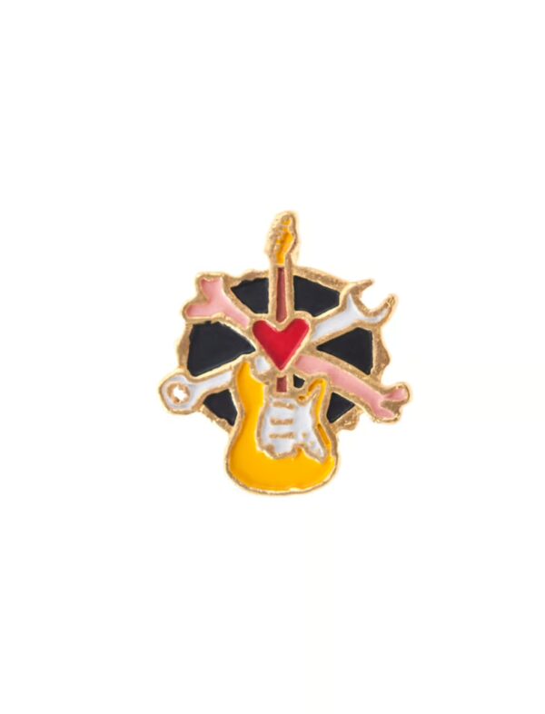 Kostümzubehör Pin Brings Logo Farbe: schwarz