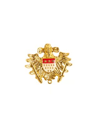 Kostümzubehör Pin Köln Adler gold