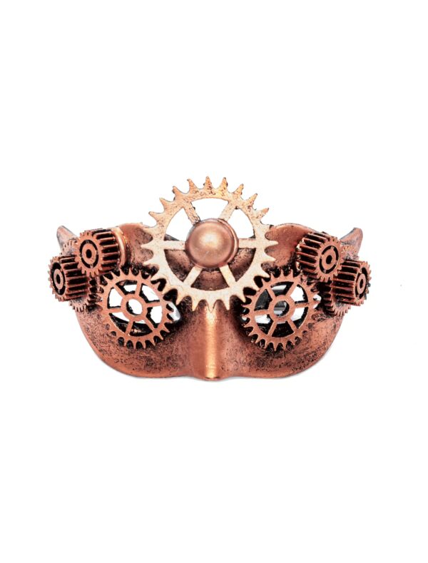 Kostümzubehör Pin Minihalbmaske kupfer
