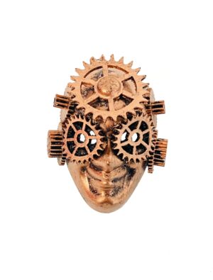Kostümzubehör Pin Minimaske kupfer