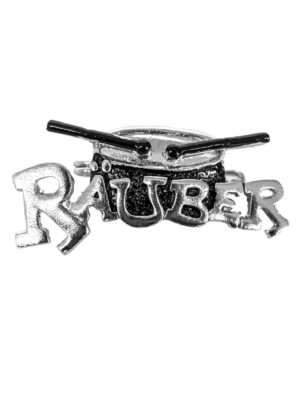 Kostümzubehör Pin Räuber silber