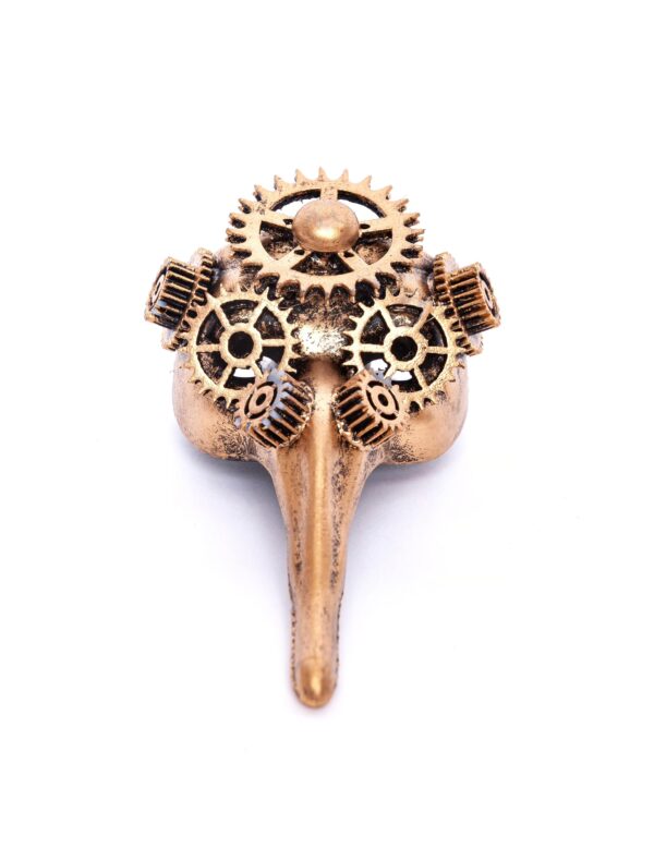 Kostümzubehör Pin Schnabelmaske gold