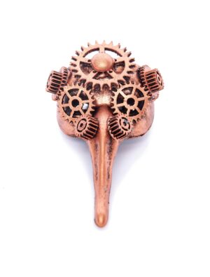 Kostümzubehör Pin Schnabelmaske kupfer