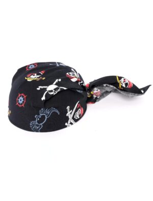 Kostümzubehör Piratenhut Kinder Totenkopf schwarz 56