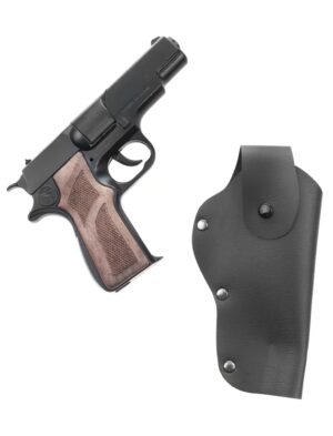 Kostümzubehör Pistole Astra mit Holster 8-Schuss Farbe: schwarz