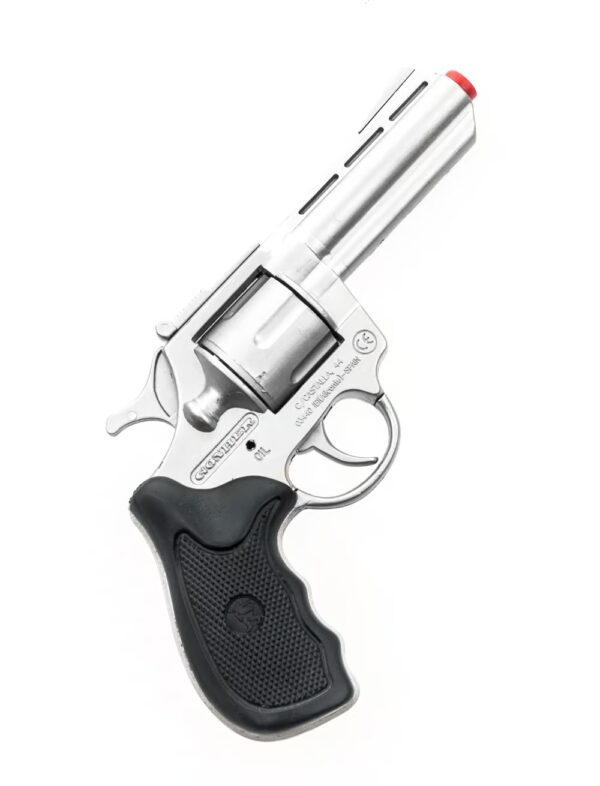 Kostümzubehör Pistole Cobra 8-Schuss Farbe: silber