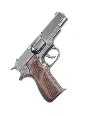 Kostümzubehör Pistole Police Astra  8er-Schuss Farbe: grau