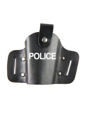 Kostümzubehör Pistolenholster Police Farbe: schwarz
