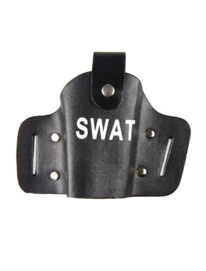Kostümzubehör Pistolenholster SWAT Farbe: schwarz