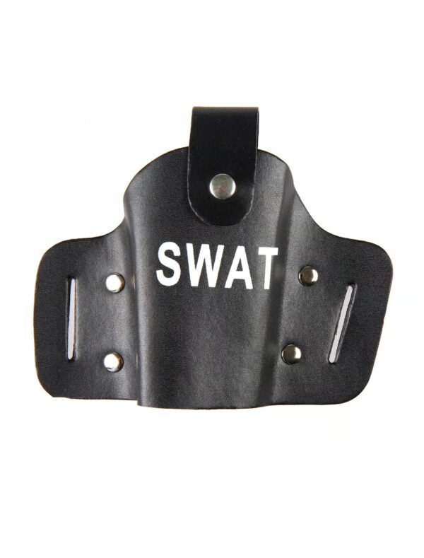 Kostümzubehör Pistolenholster SWAT Farbe: schwarz
