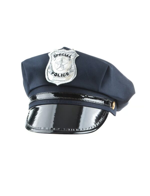 Kostümzubehör Polizeimütze Amerika dunkelblau 56