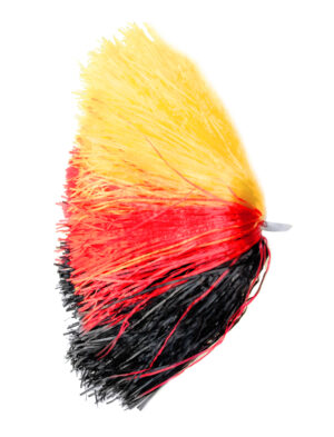 Kostümzubehör Pom Pom Deutschland Farbe: schwarz/rot/gold
